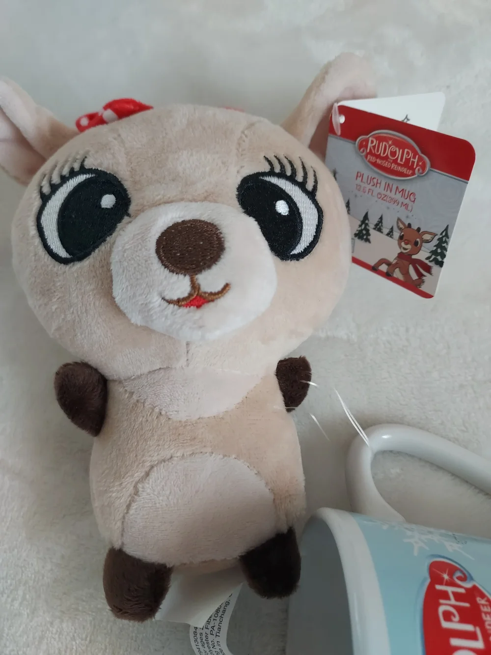 Rudolph The Red Nosed Reindeer Clarice Plush-in-Mug Characters Design Christmas